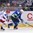 OSTRAVA, CZECH REPUBLIC - MAY 3: Slovenia's Ziga Pance #19 charges up ice with Russia's Viktor Antipin #93 chasing during preliminary round action at the 2015 IIHF Ice Hockey World Championship. (Photo by Richard Wolowicz/HHOF-IIHF Images)

